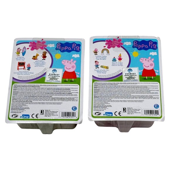 Peppa Pig Action Figures gure Lot 2  School and Birthday Jazwares New - Picture 2 of 5